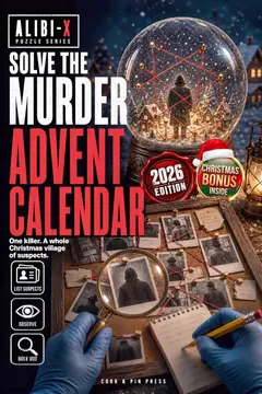 Front cover of ALIBI-X: Solve the Murder Advent Calendar: One murder, a whole village of suspects
