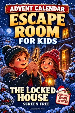 Front cover of The Escape Room Advent Calendar for Kids: The Locked House