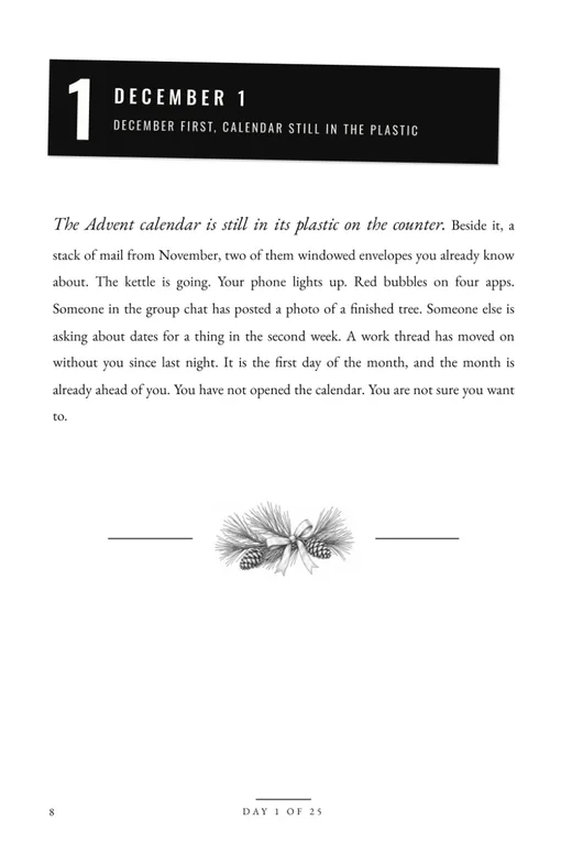 Page 10 of The Stoicism Advent Calendar: the opening scene for December 1.